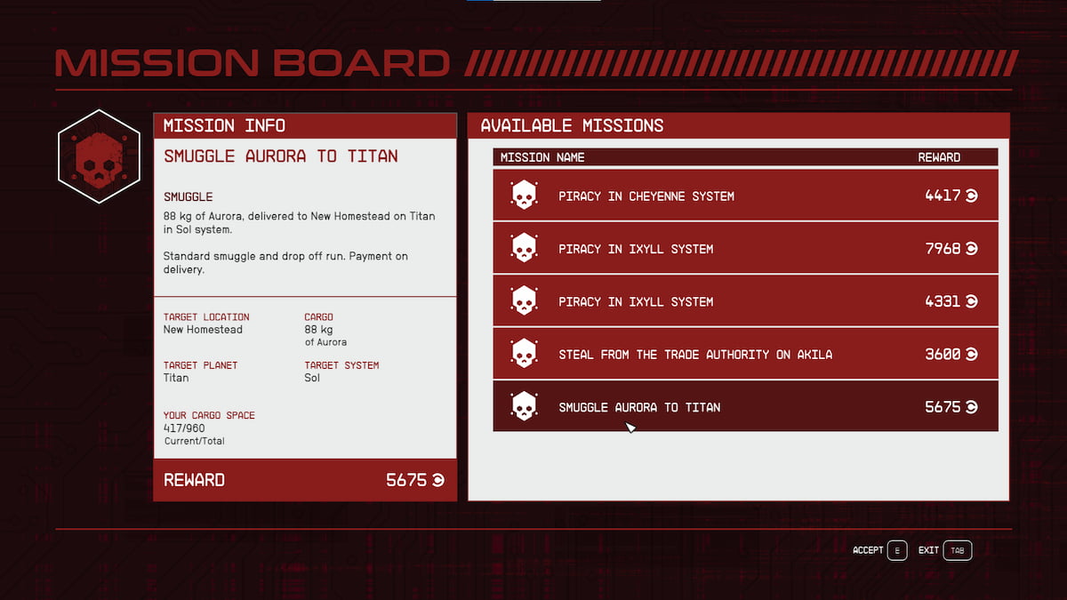 Starfield How To Find Smuggling Missions Gamepur