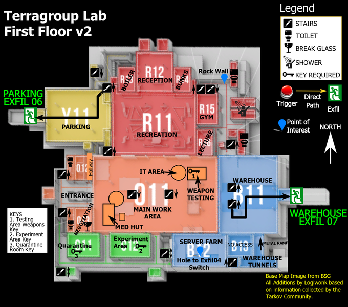 Escape From Tarkov Lab map guide - Gamepur