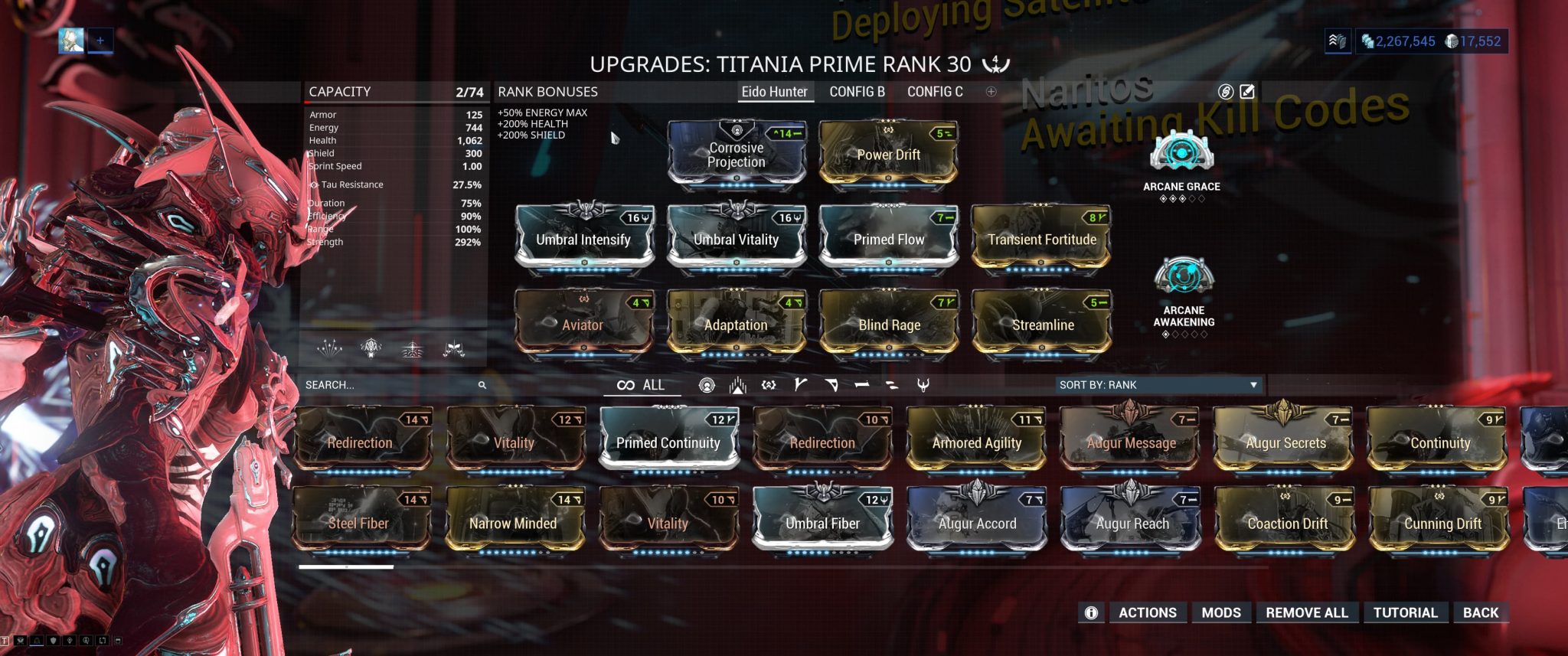 Titania build warframe