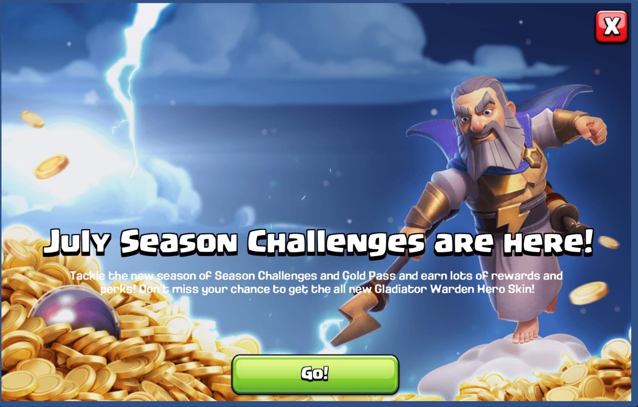 Whats In The July 2020 Gold Pass In Clash Of Clans Gamepur