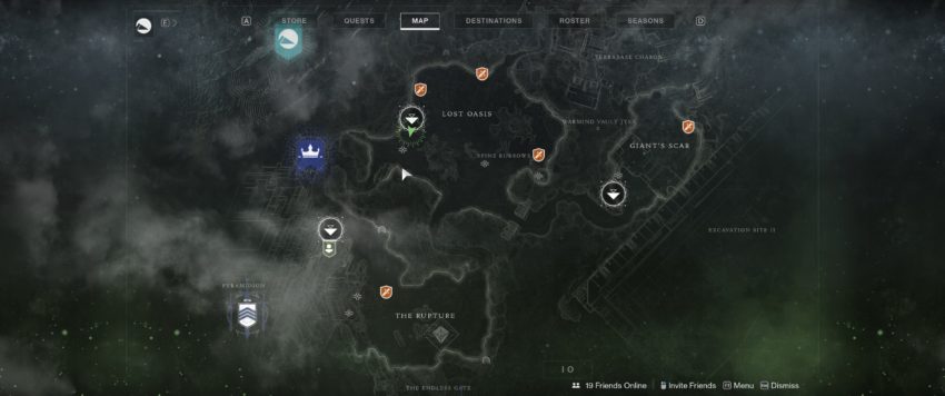 Lost Oasis Spawn Map