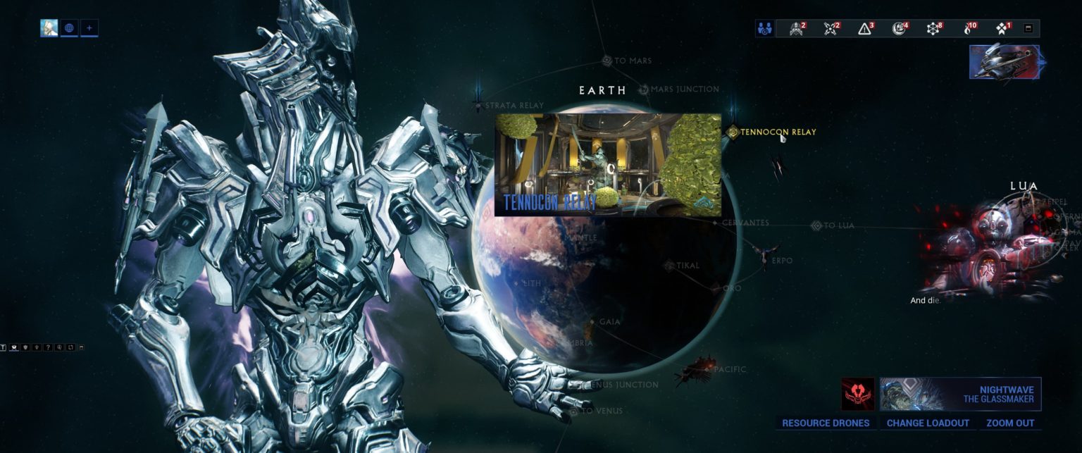 Where is Baro Ki' Teer's Tennocon Relay location in Warframe? Gamepur