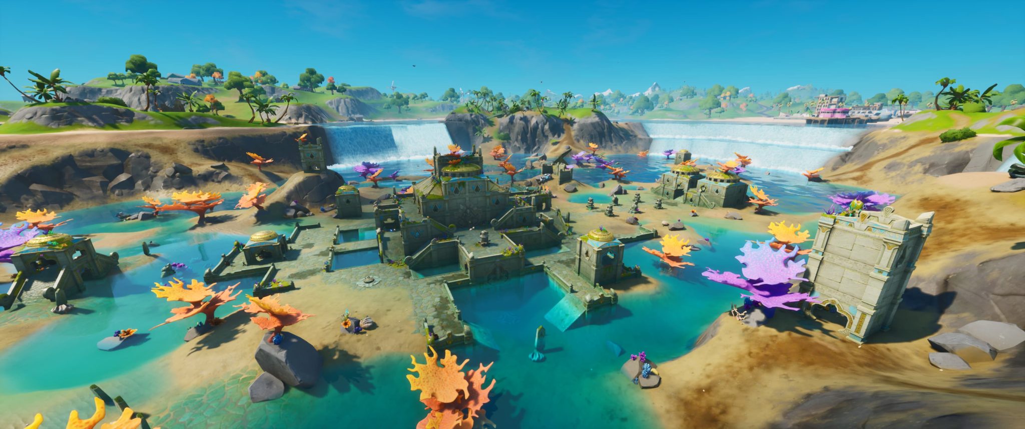 Where to find the new Coral Castle/Atlantis POI in Fortnite - Gamepur