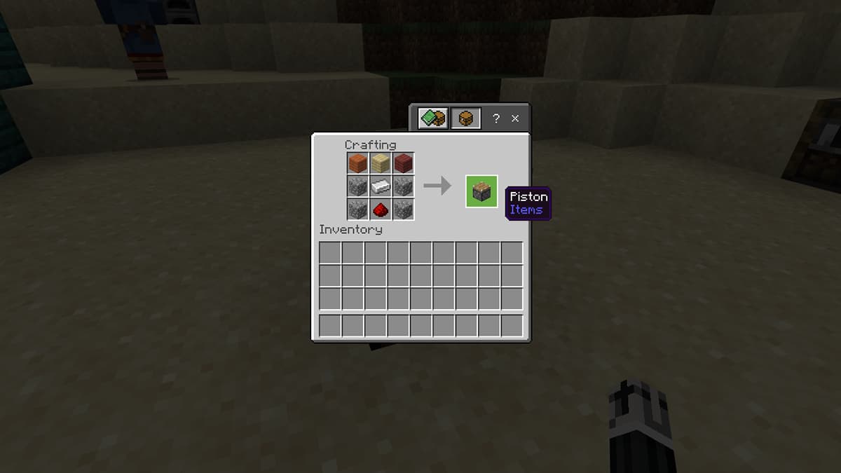 How to Make a Sticky Piston and Piston in Minecraft