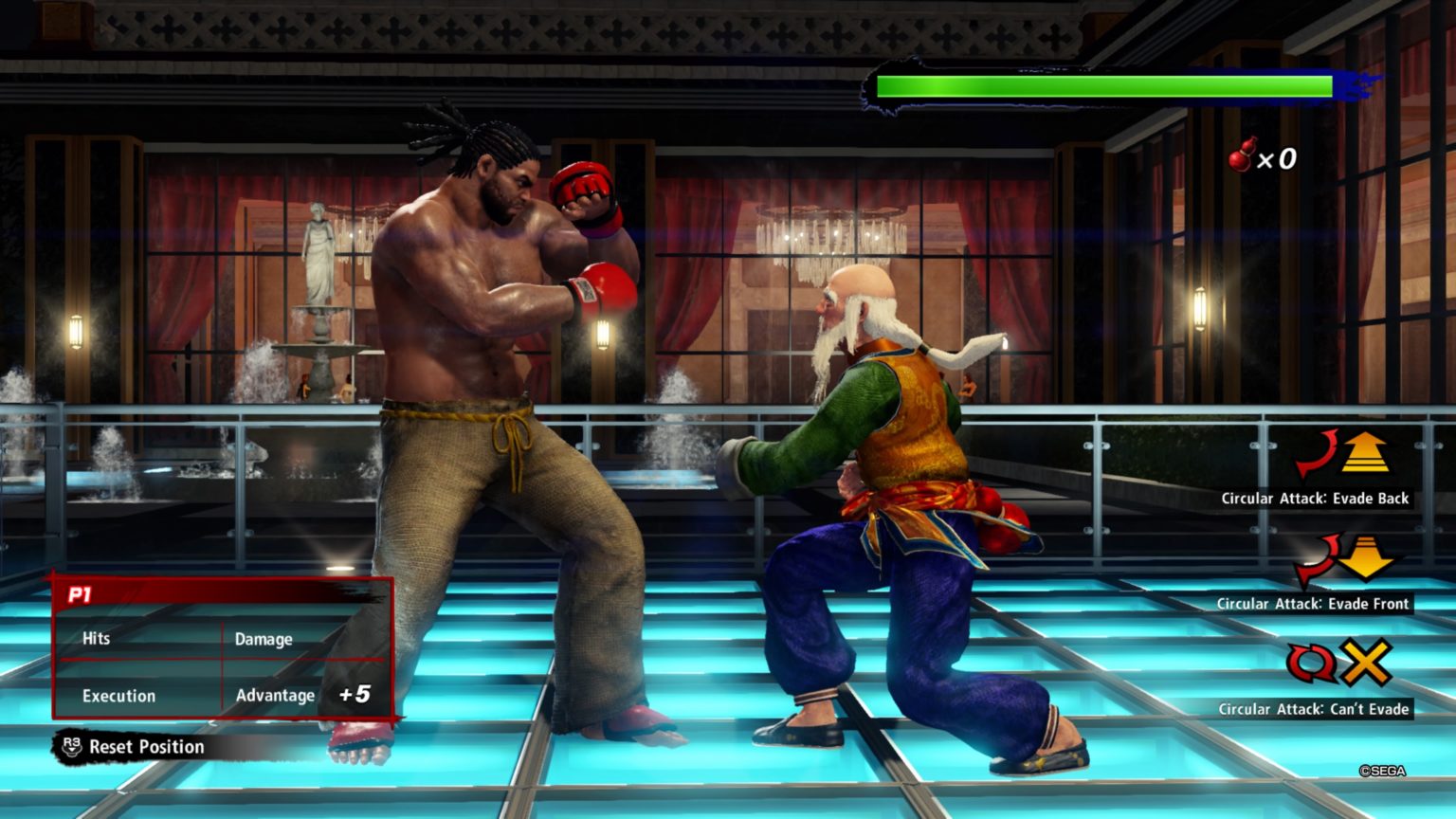 Dodging attacks. Virtua Fighter 5 Ultimate Showdown. Screaming Chicken: Ultimate Showdown.