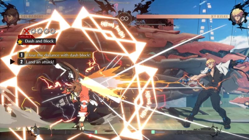 How to dash block in Guilty Gear Strive - Gamepur