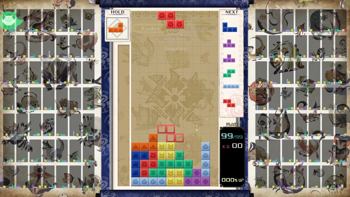 Tetris and Monster Hunter crossover with the 25th Maximus Cup on Tetris 99  - Gamepur