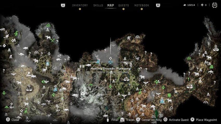 All Hunting Ground Locations in Horizon Forbidden West - DoubleXP