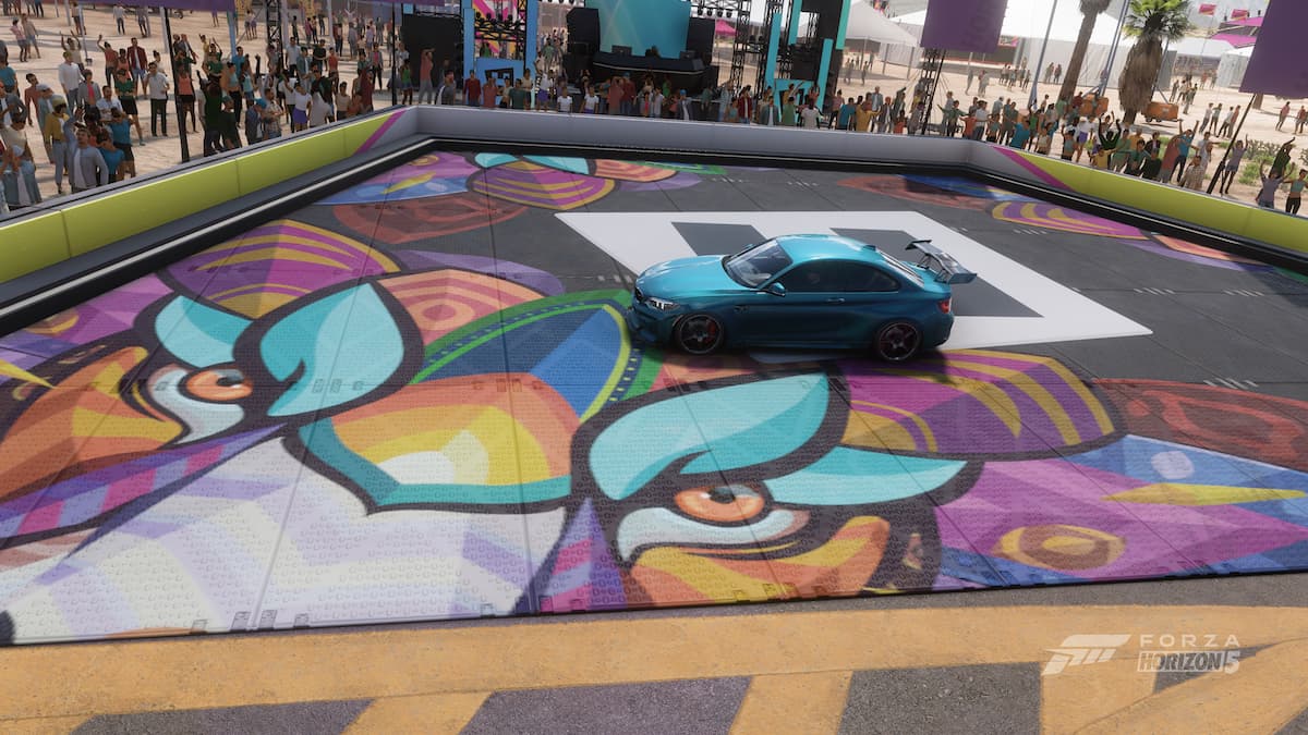 horizon 5 tour mural