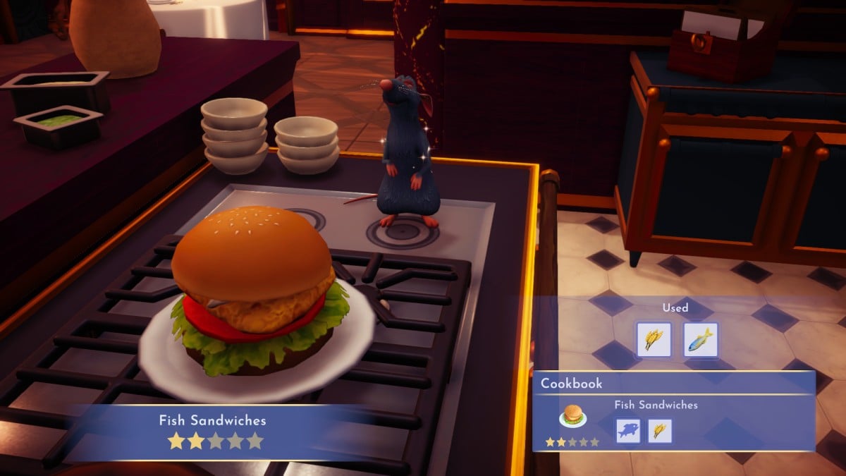 How To Make Fish Sandwich In Disney Dreamlight Valley - Gamepur