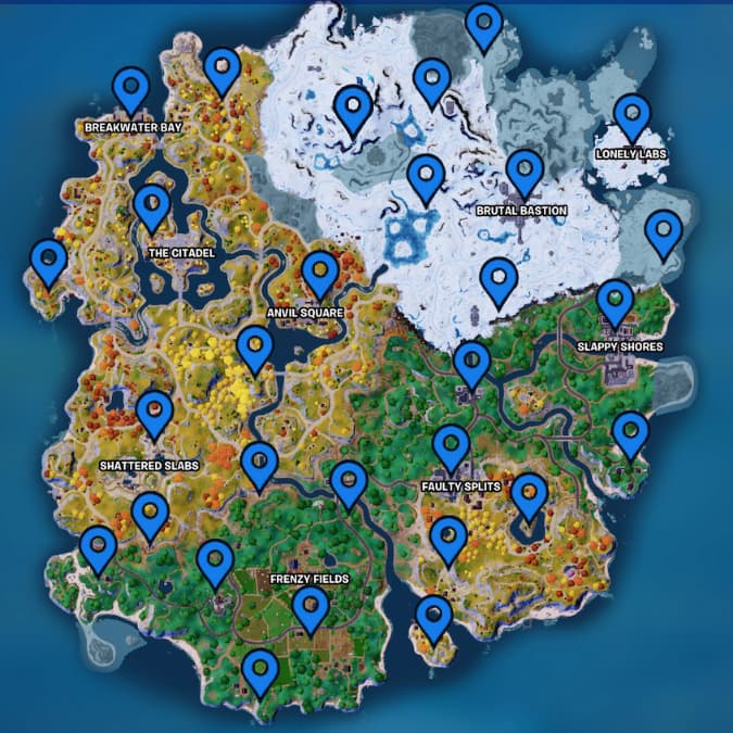 All Reboot Van Locations In Fortnite Chapter 4 Season 1 Gamepur 4303