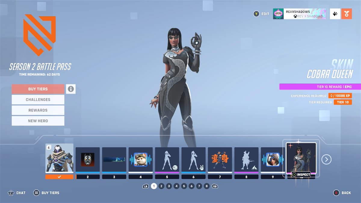 All Battle Pass Skins And Rewards In Overwatch 2 Season 2 Gamepur