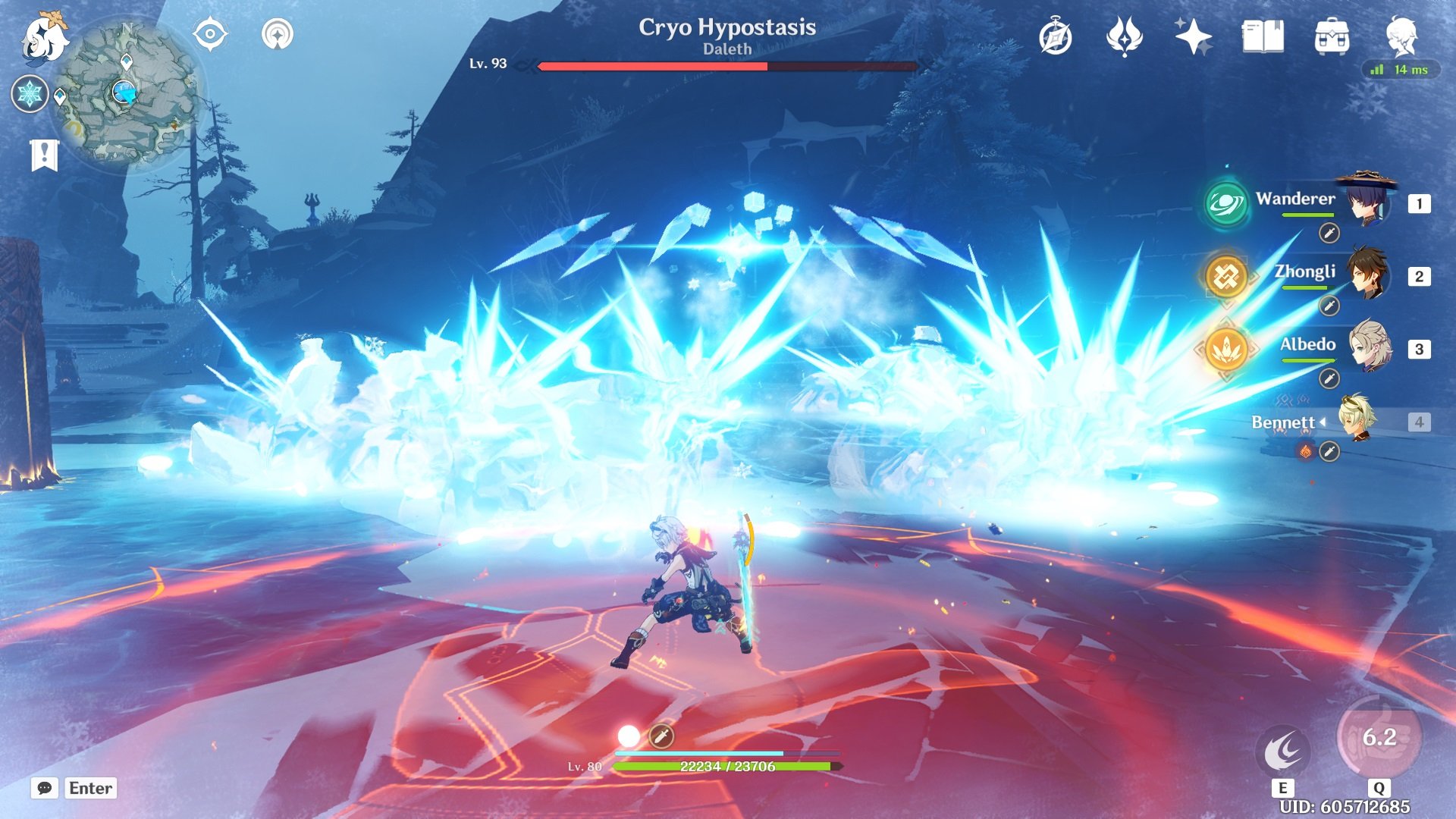 How to find and defeat the Cryo Hypostasis in Genshin Impact - Gamepur