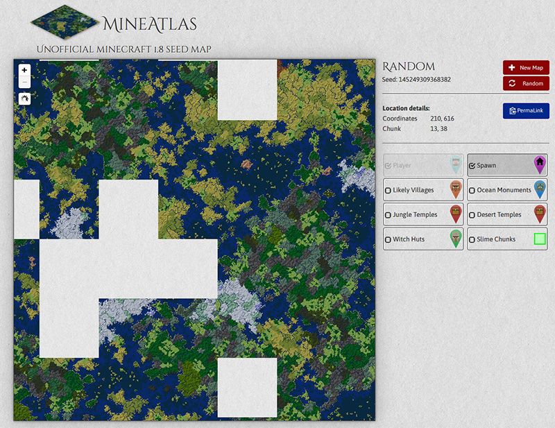 Minecraft Seed Map How To View Minecraft Seed Maps Best Mc Seed Mappers Explained Gamepur 