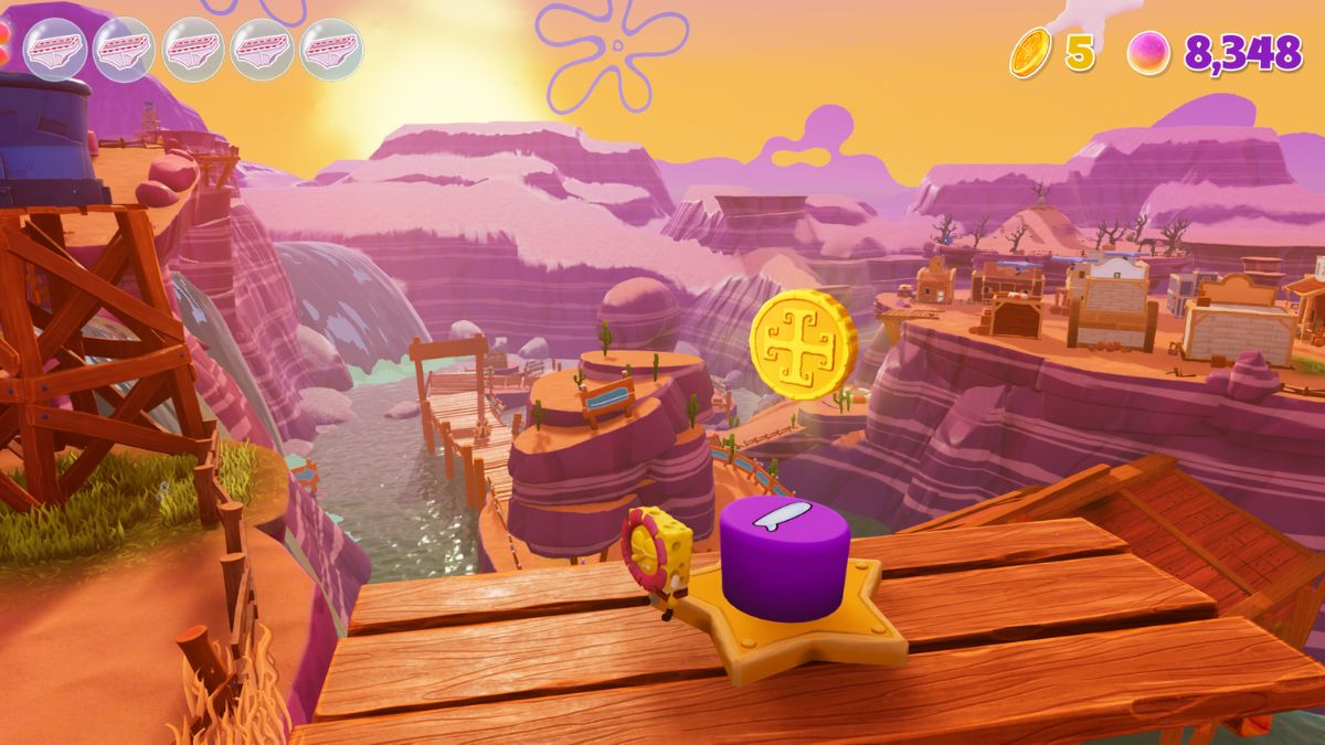 All Wild West Jellyfish Fields Gold Doubloon locations in SpongeBob ...