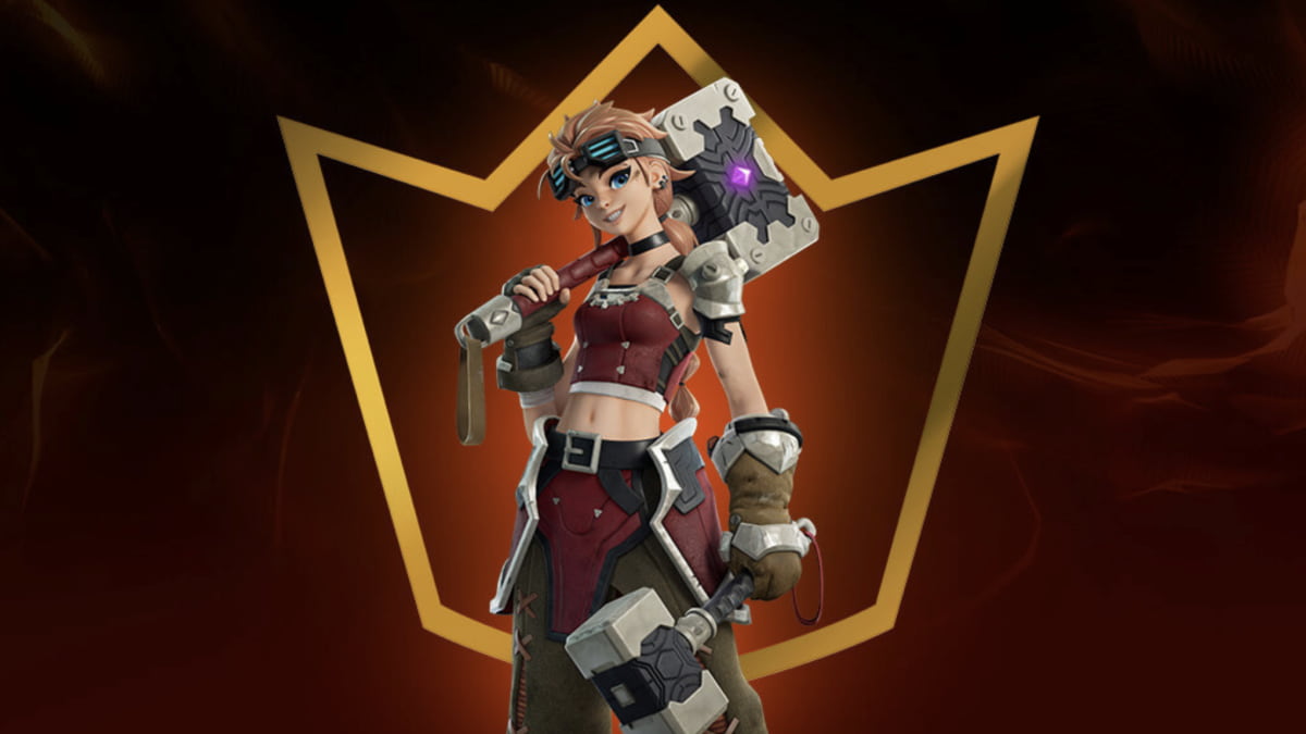 Fortnite Crew's February skin is Sylvie, a hammer expert with an