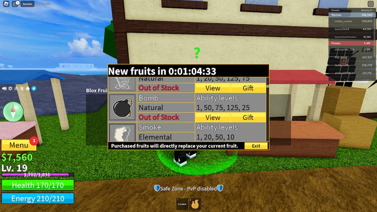 Blox Fruits Bomb Fruit Guide - Uses, How To Obtain, And Moveset - Gamepur