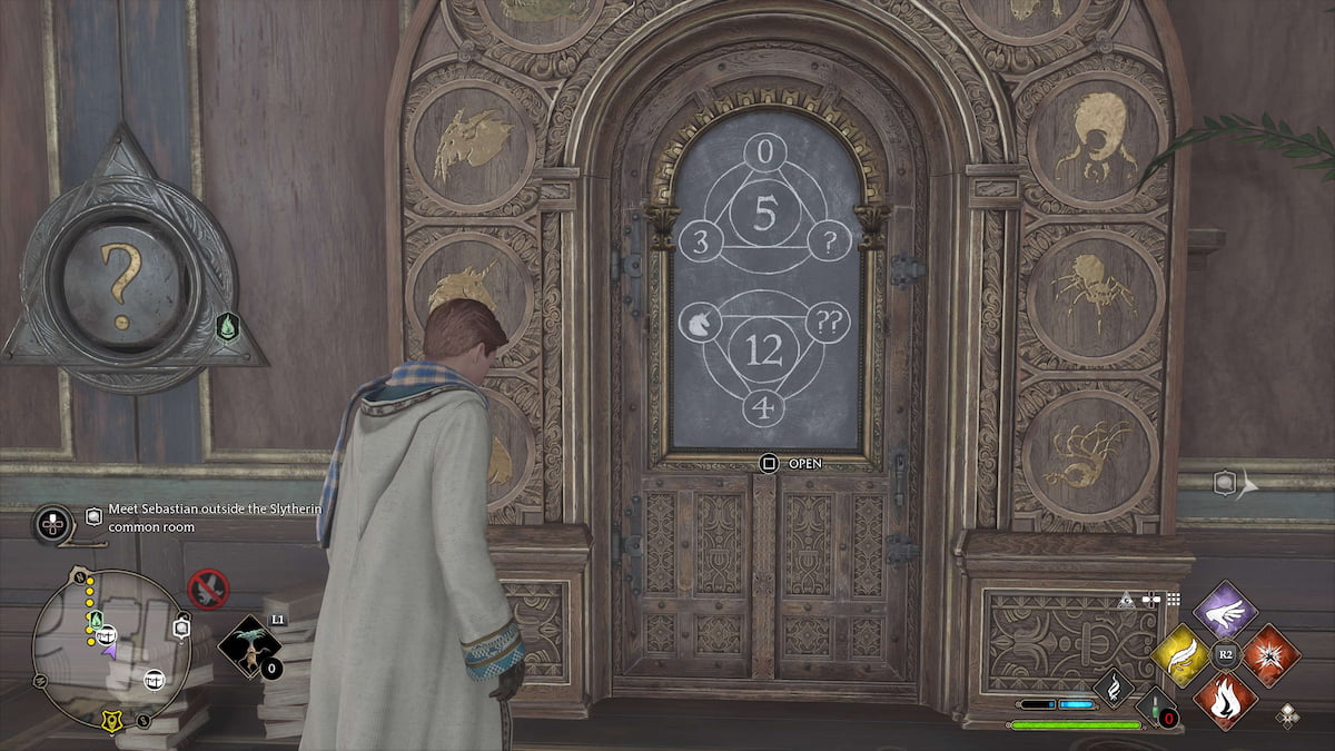 How to complete the Charms Classroom door puzzle in Hogwarts Legacy