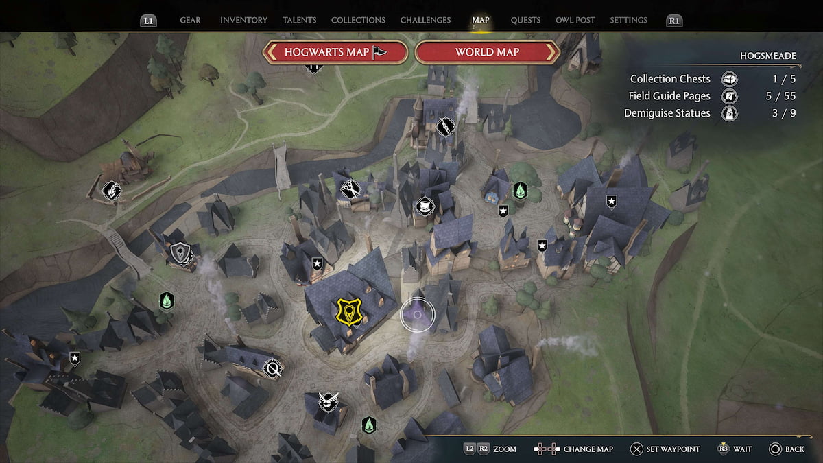 All Demiguise Statue locations in Hogsmeade in Hogwarts Legacy - Gamepur