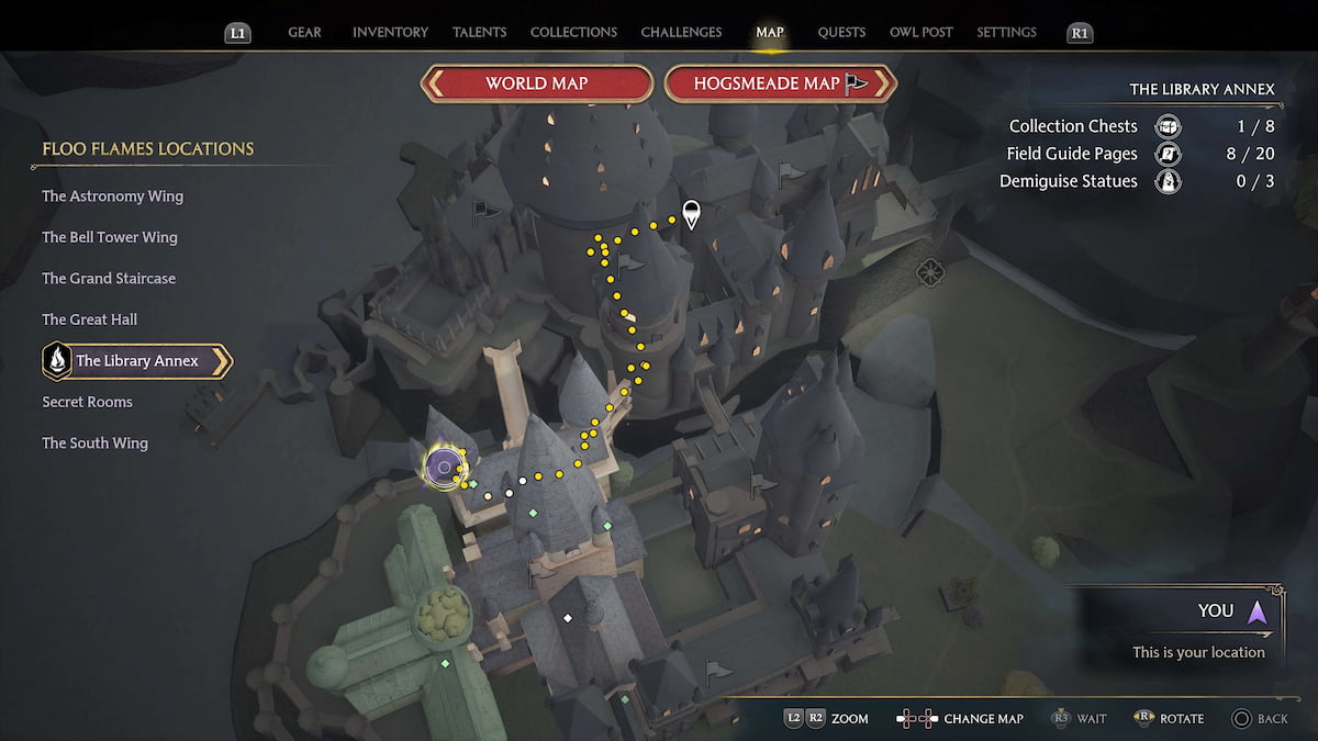 All Demiguise Statue locations in Hogwarts in Hogwarts Legacy - Gamepur