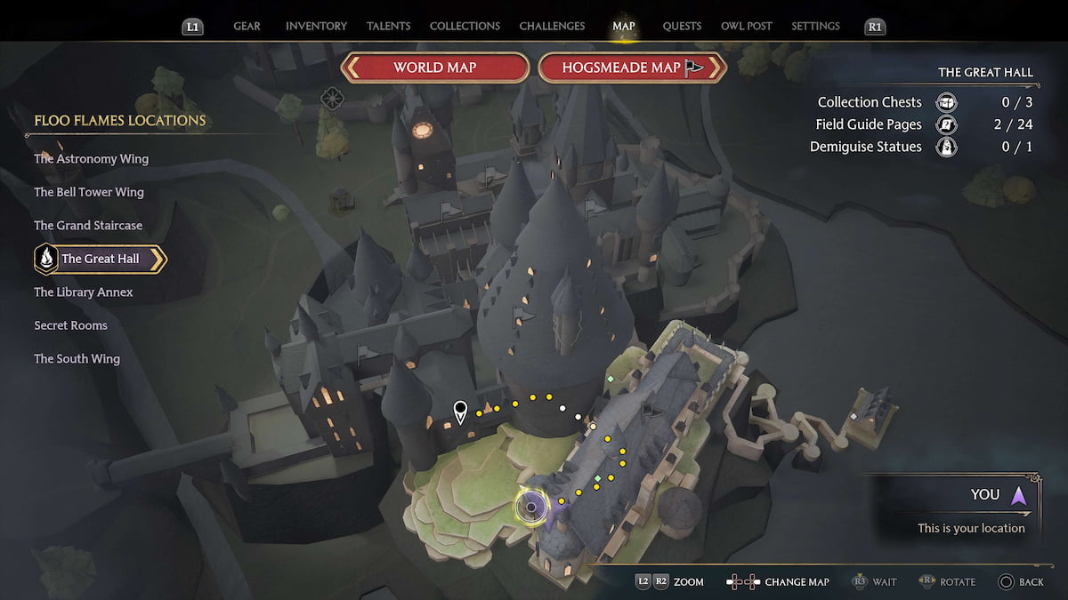 All Demiguise Statue locations in Hogwarts in Hogwarts Legacy - Gamepur