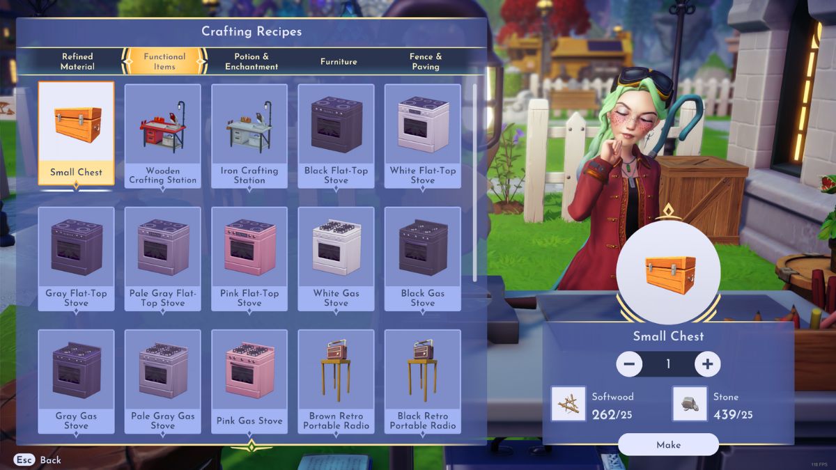 How to craft small, medium, and large chests in Disney Dreamlight ...