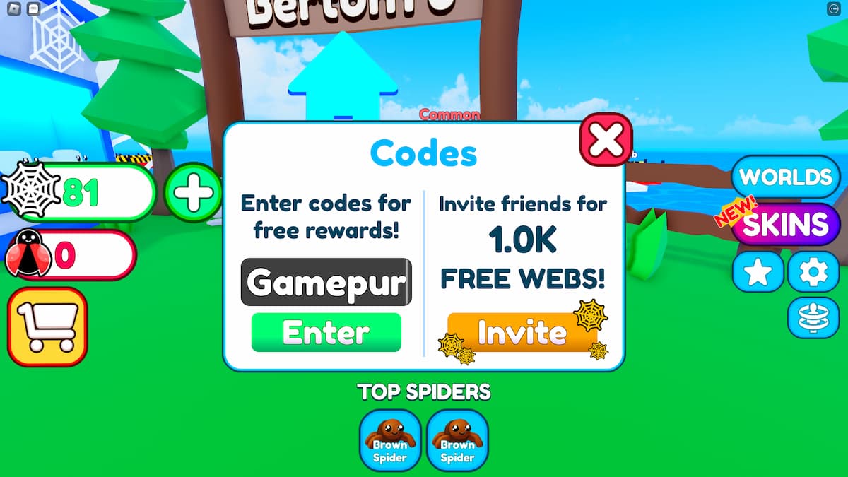 Roblox Be A Spider Tycoon codes Gamepur