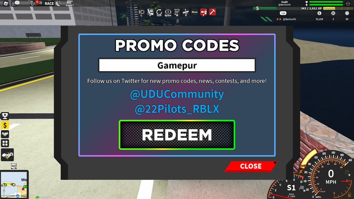 Roblox Ultimate Driving codes (April 2024) Gamepur