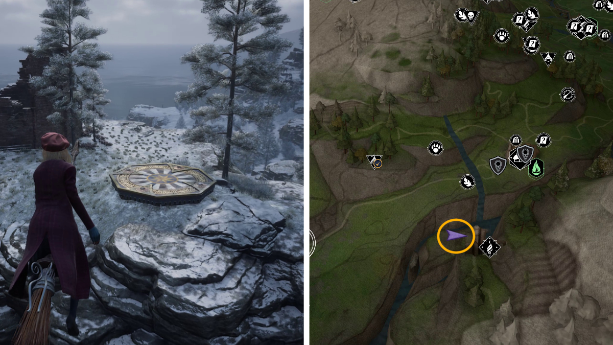 hogwarts legacy landing platform locations