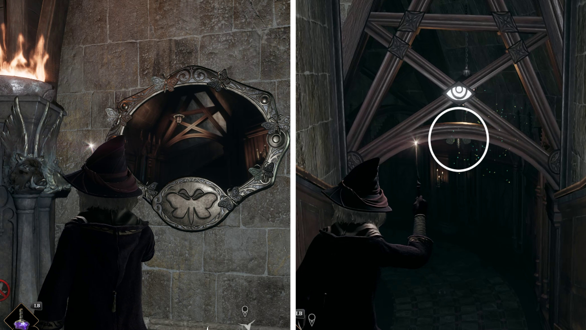 All Moth mirror locations in Hogwarts Legacy Gamepur