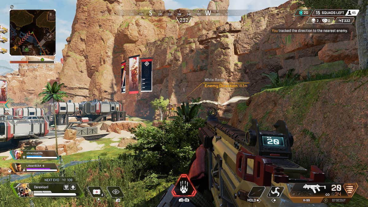 How to find a white raven as Bloodhound in Apex Legends Gamepur