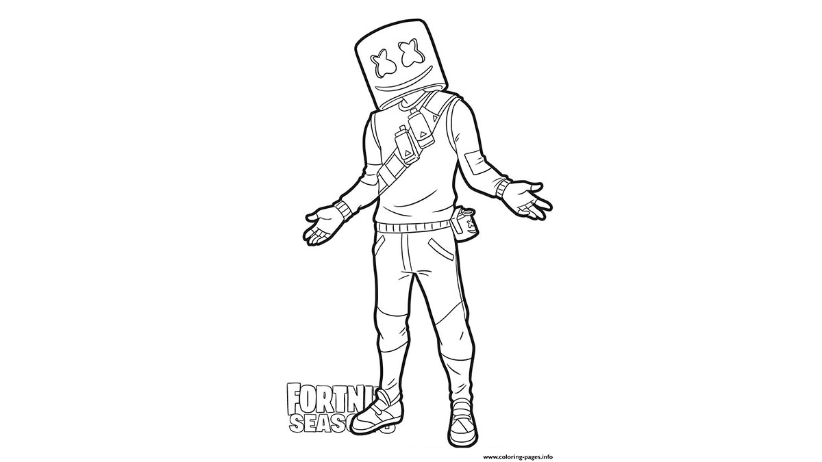 Top 10 Fortnite Coloring Pages - Game News