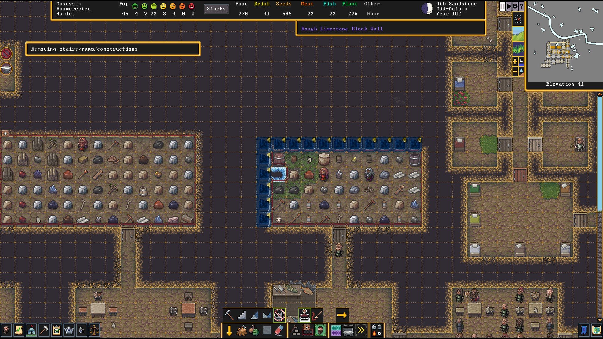 How To Remove Construction In Dwarf Fortress - Gamepur