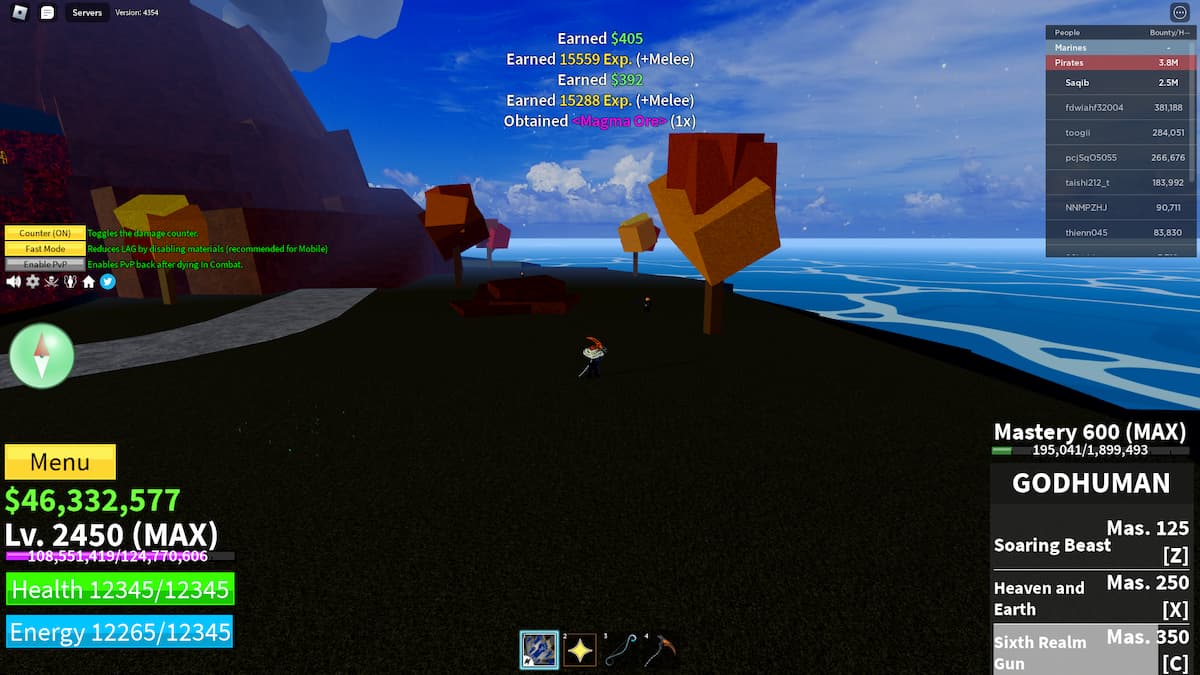 How to get Magma Ore in Blox Fruits Gamepur