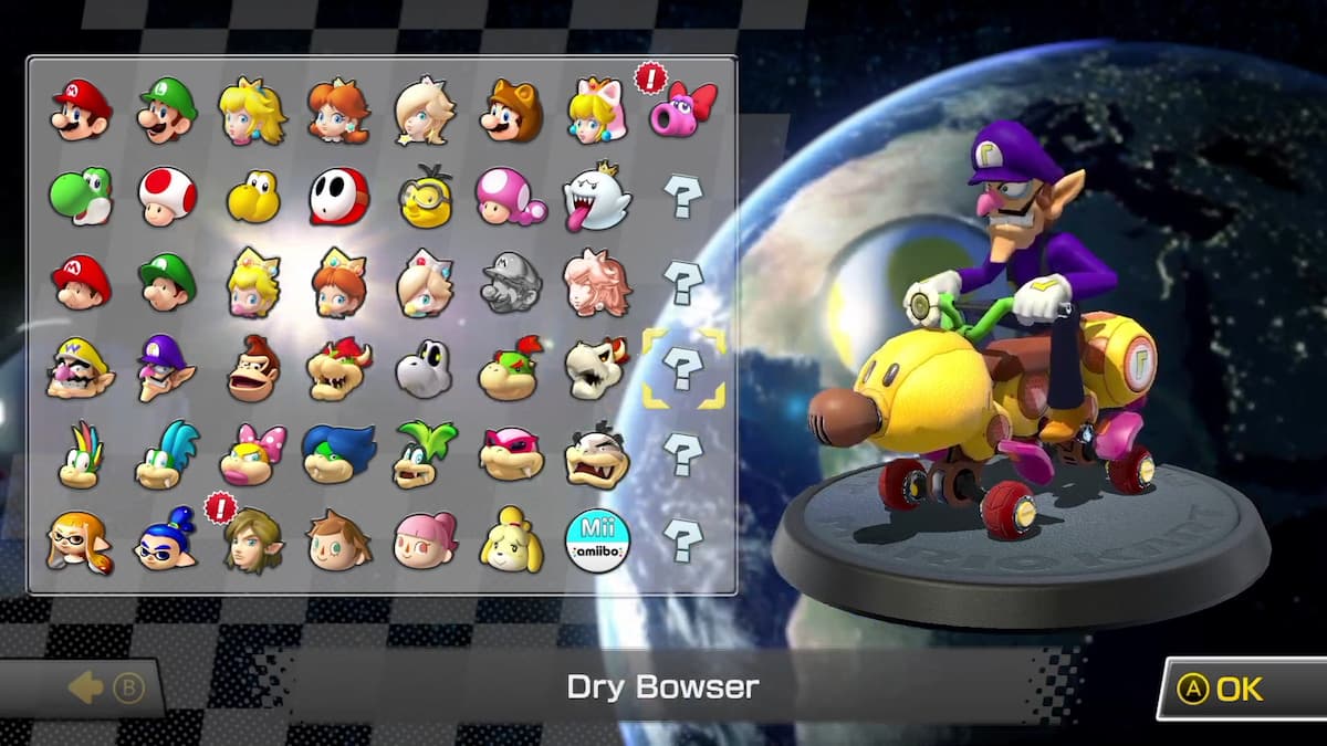 Mario Kart 8 Deluxes New Character Select Screen Hints At More Booster Pass Racers Gamepur 2617