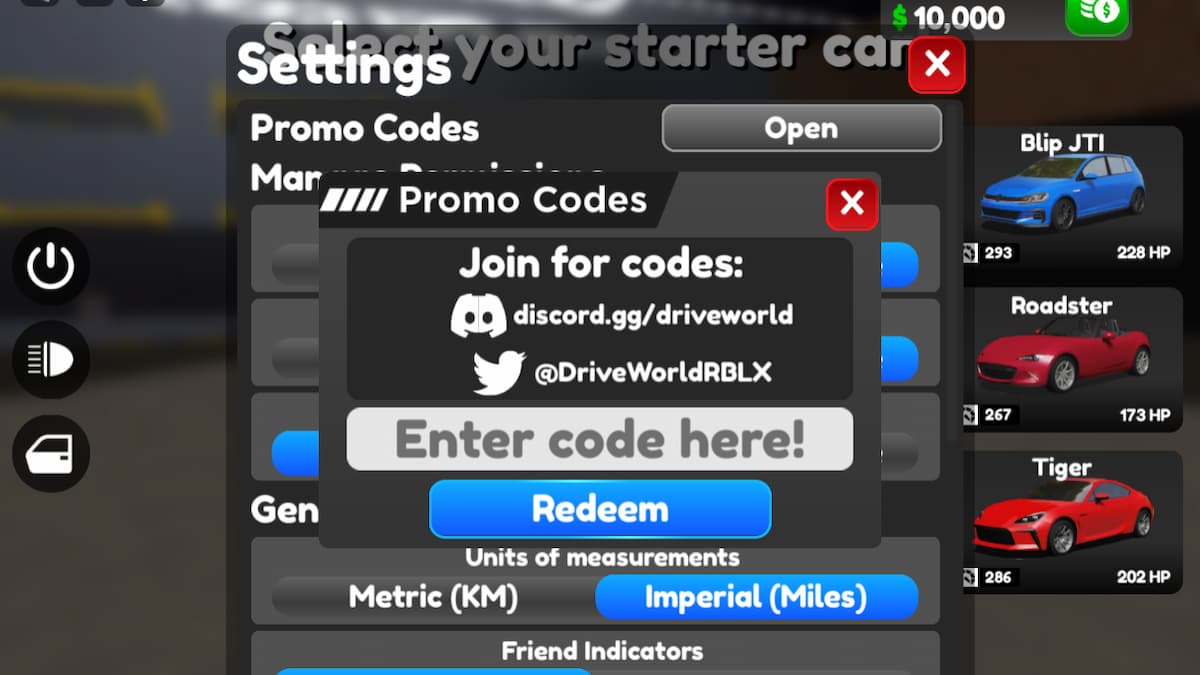 Codici Roblox Drive World Gennaio 2024 Gamingdeputy Italy   Roblox Drive World Redeem 