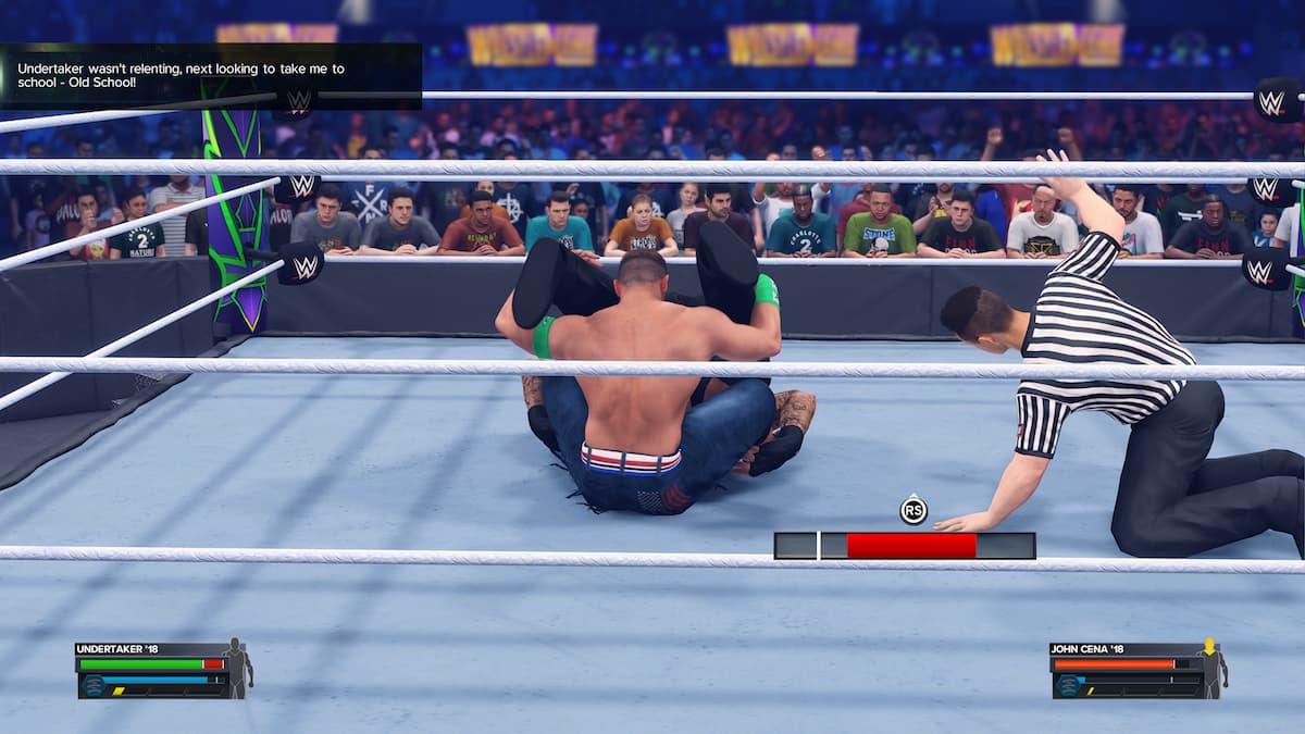 How The Pin Mini Game Works In WWE 2K23 Gamepur   WWE 2K23 PIN METER 5 