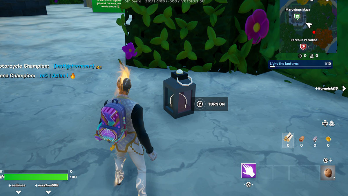 All Lantern Locations In Fortnite Lantern Fest Tour Island Game News