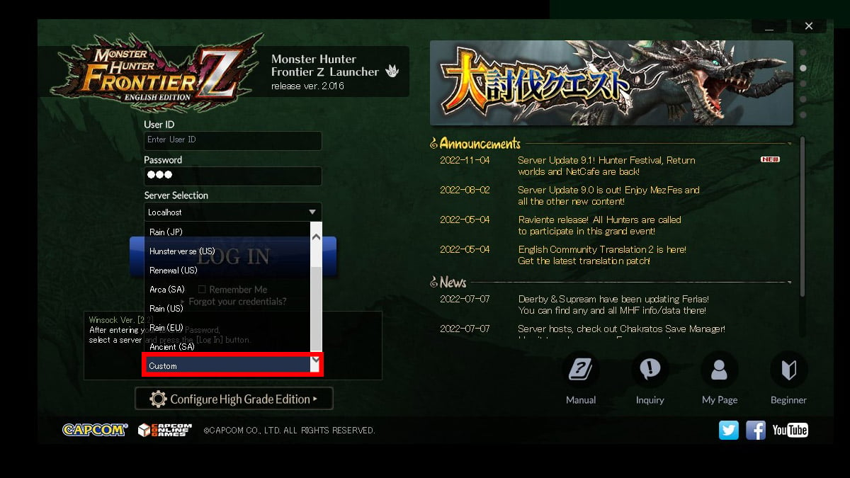 How to play Monster Hunter Frontier MHF server setup guide Gamepur