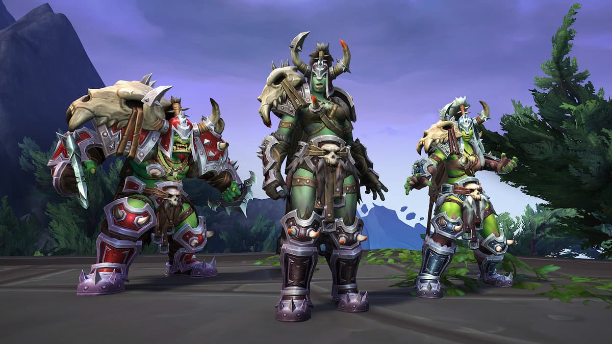 Feast your eyes on Orc and Human Heritage Armor coming in next World of