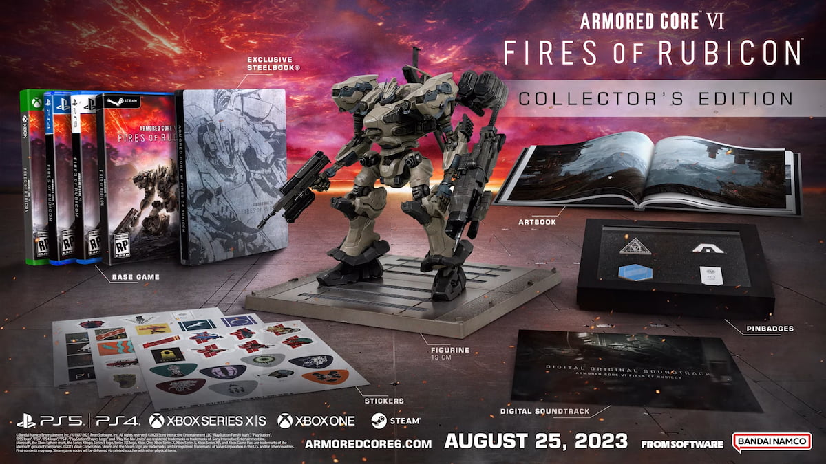 Armored Core 6 Fires of Rubicon Reveals Collector's Edition Price and