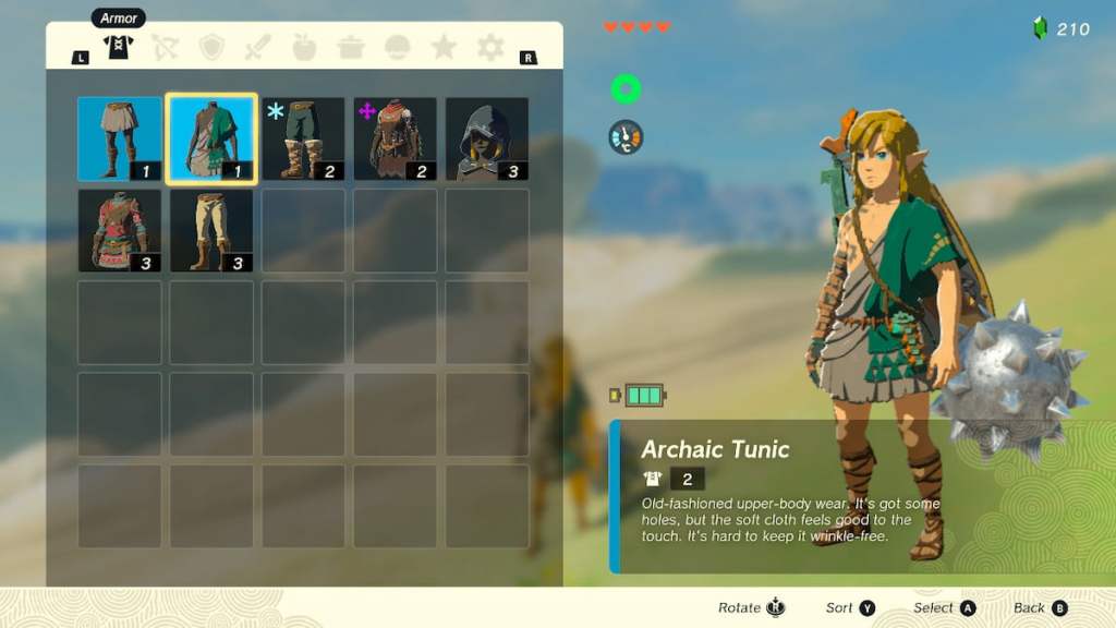 How to get the Archaic Tunic in Zelda Tears of the Kingdom