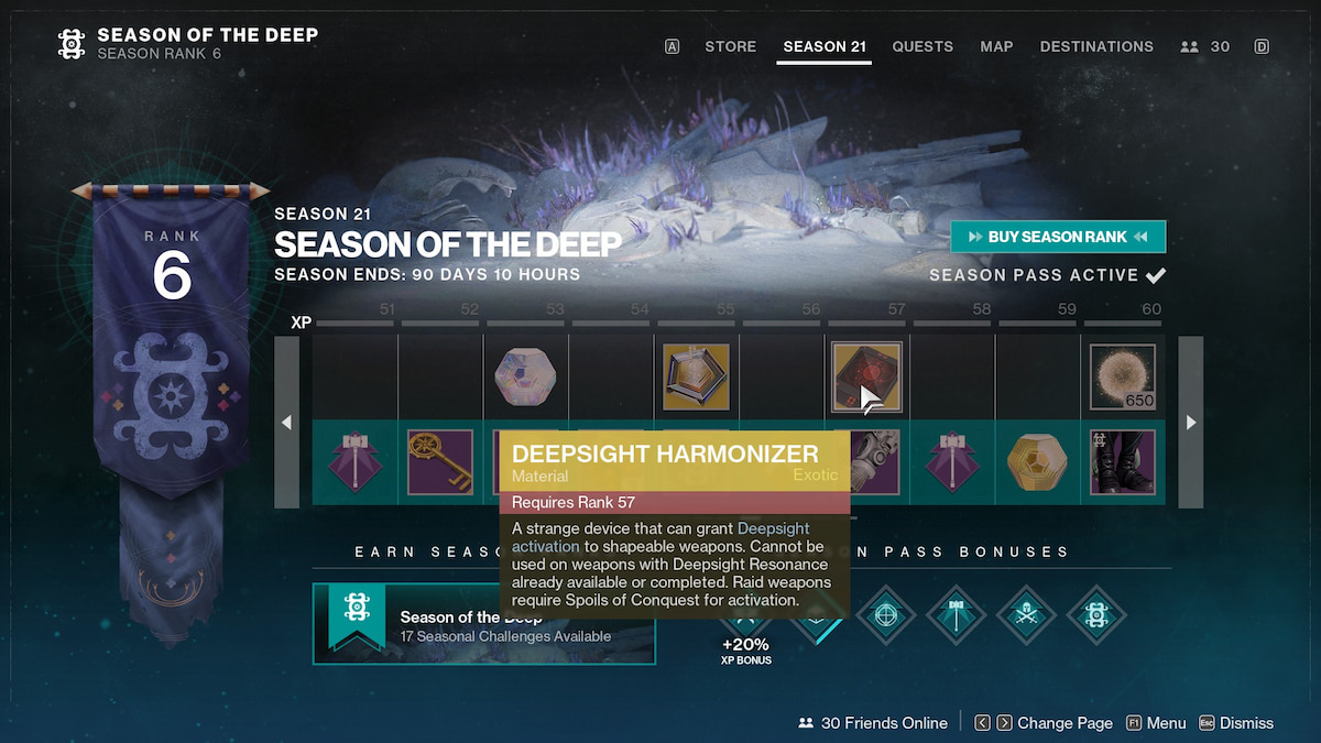 Destiny 2: Season of the Deep - How to Get and Use Deepsight Harmonizer ...