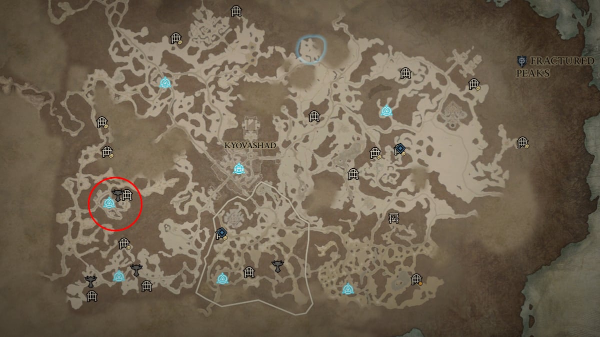 Diablo 4 - All Stronghold Locations - Gamepur