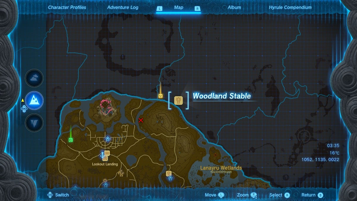 Tears Of The Kingdom How To Find The Woodland Stable In TotK   Woodland Stables Map Reference The Legend Of Zelda Tears Of The Kingdom 