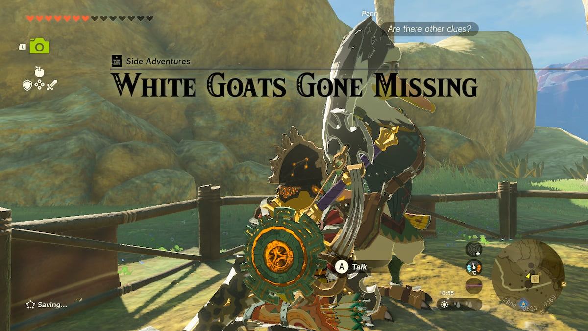 Tears Of The Kingdom Wie Man White Goats Gone Missing Fertigstellt   Starting White Goats Gone Missing In Tears Of Hte Kingdom 