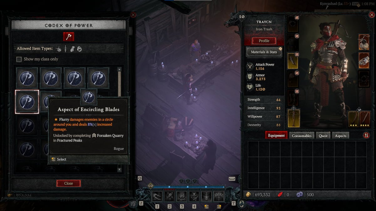 Diablo 4 How Aspects Work And Everything Explained Gamepur   Using Aspects In Diablo 4 