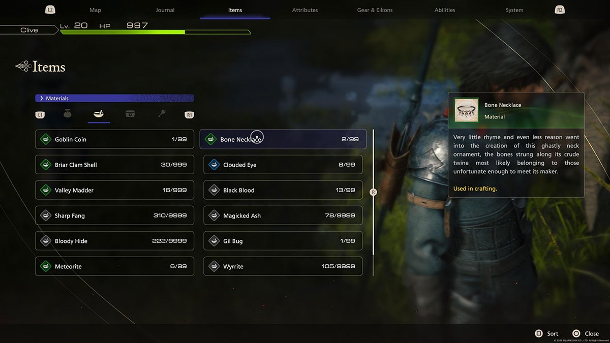 Final Fantasy 16: All Crafting Materials & How to Get Them