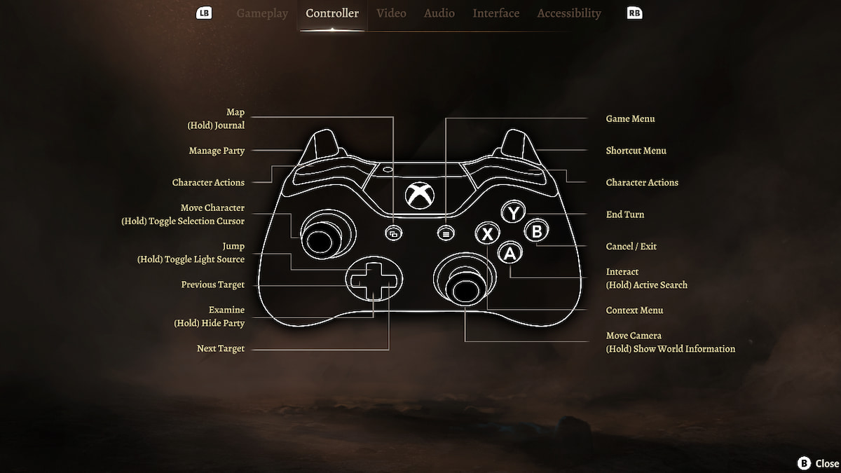 Baldur's Gate 3 Controller Guide Button Layout, Shortcuts, & More
