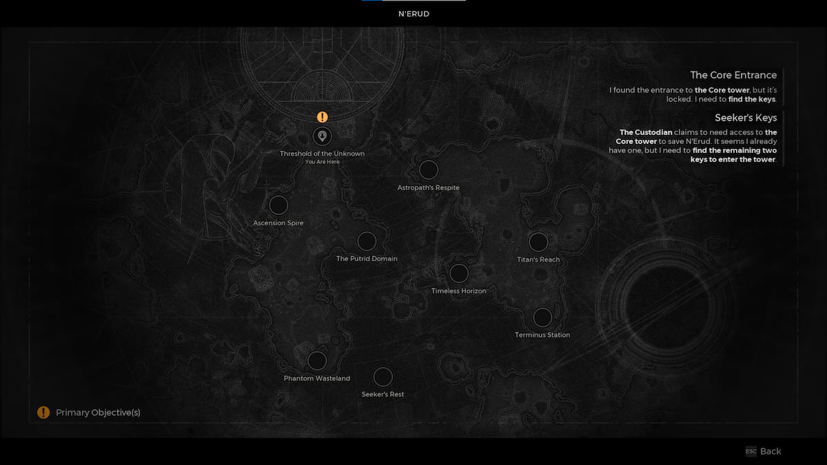 Remnant 2: All Seeker Key Locations in N'Erud - Gamepur